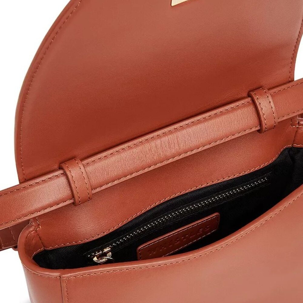Whistles Carlota Turnlock Satchel - Picture 4 of 9